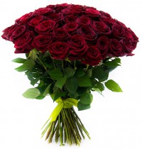 Bouquet 51 Burgundy Rose
